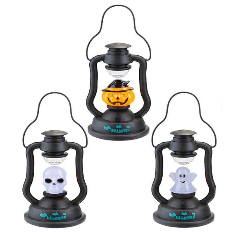 Halloween Lantern Torch & Spooky Sound's & Lights Light Up Trick Or Treat Party