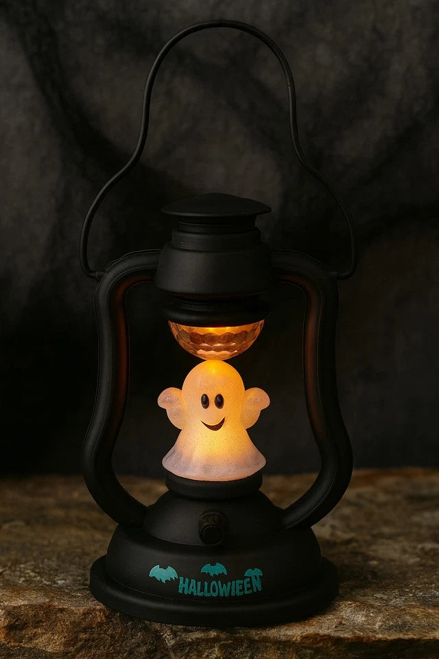 Halloween Lantern Torch & Spooky Sound's & Lights Light Up Trick Or Treat Party