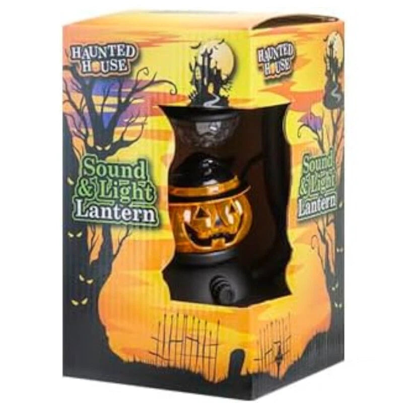 Halloween Lantern Torch & Spooky Sound's & Lights Light Up Trick Or Treat Party